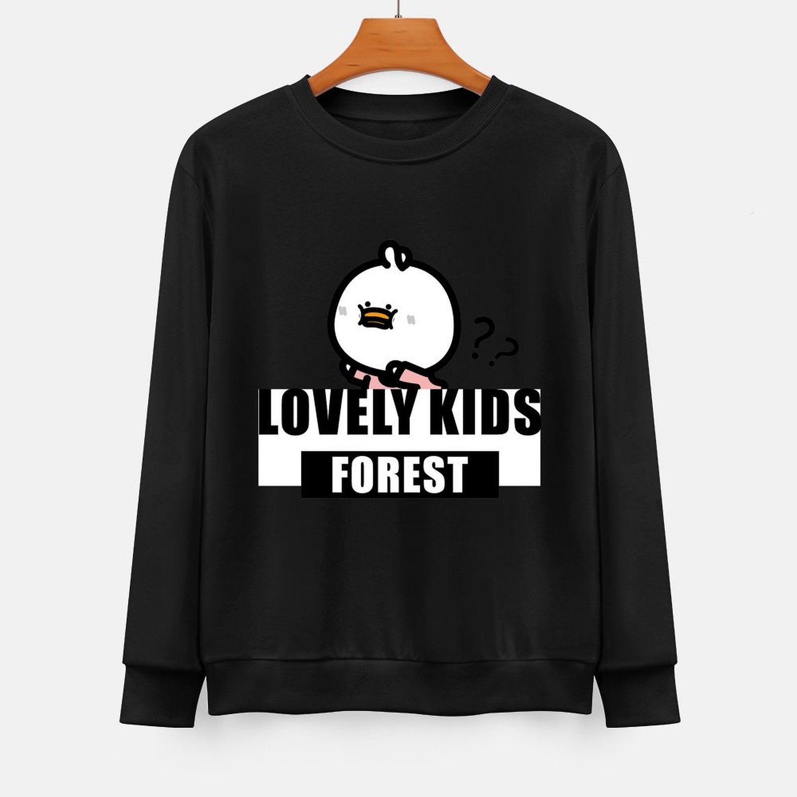 Front Patterned Long Sleeve TopMinimal EverydayFit